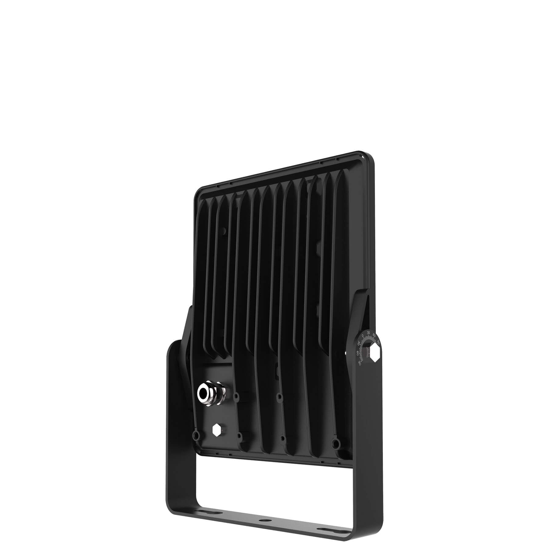 100W LED Flood Light, Rear View